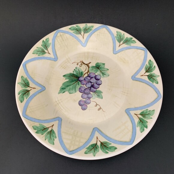 Pfaltzgraff Merlot Salad Plate Grapes Perennials Grapevine Multi-color 8 3/8" - Picture 1 of 4